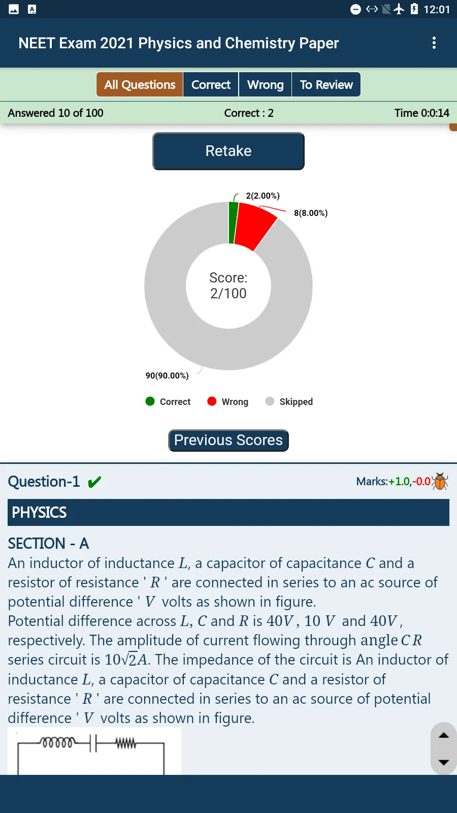 NEET Practice Papers | Indus Appstore | Screenshot