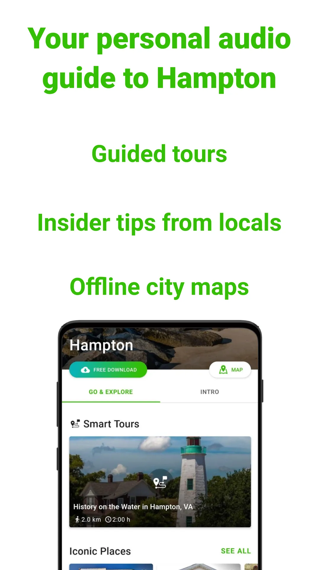 Hampton Tour Guide:SmartGuide | Indus Appstore | Screenshot