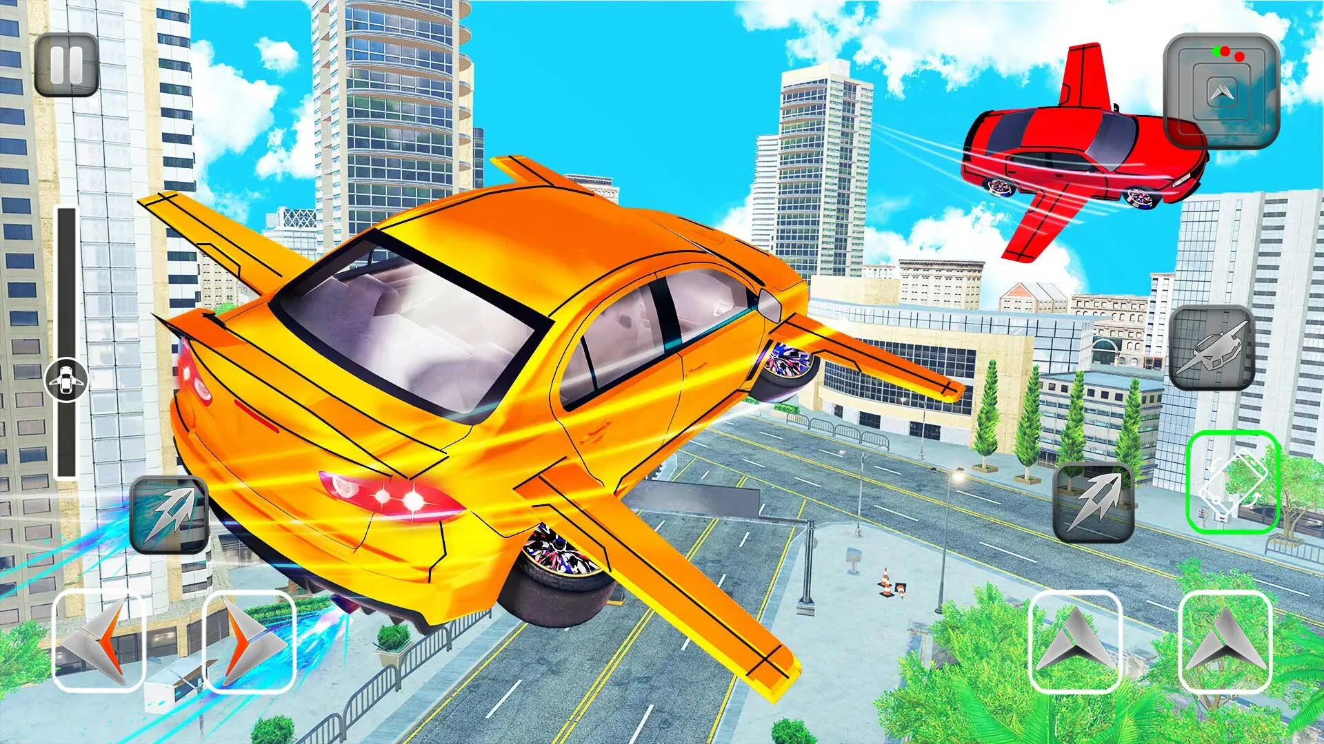 Flying Car Shooting - Car Game | Indus Appstore | Screenshot