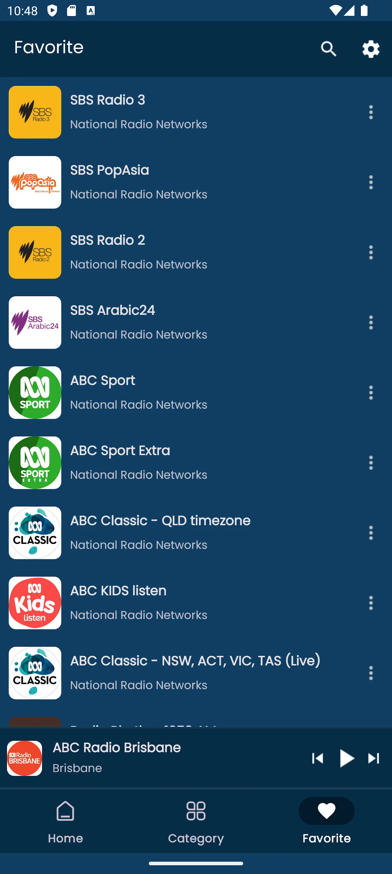 Radios from Brisbane | Indus Appstore | Screenshot