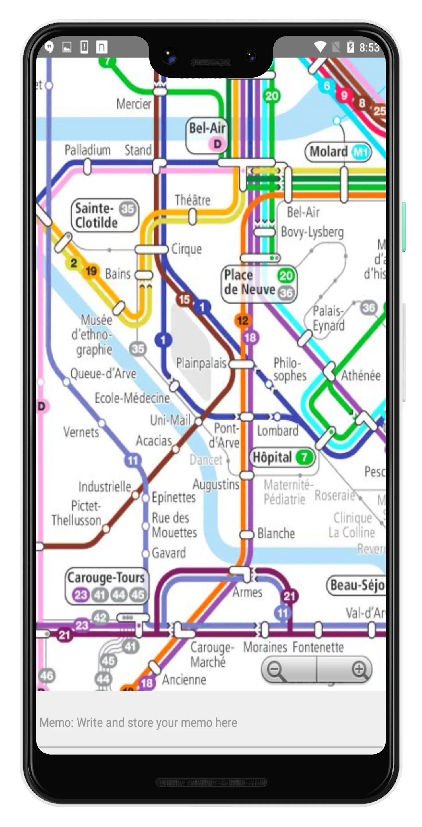 GENEVA TRANSPORT MAP | Indus Appstore | Screenshot