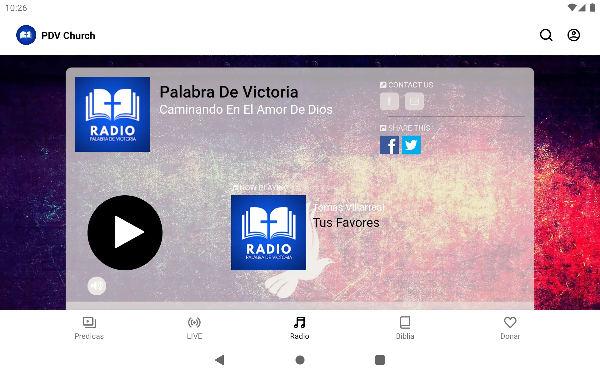 Palabra De Victoria | Indus Appstore | Screenshot