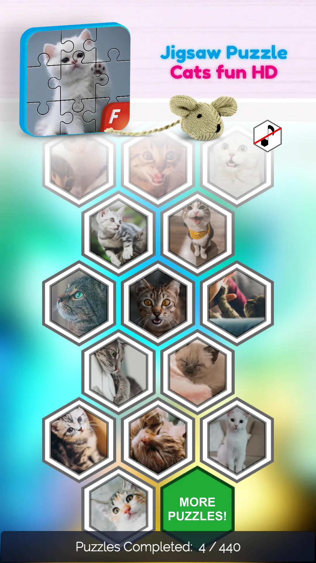 Cat Games - Kittens Puzzles | Indus Appstore | Screenshot