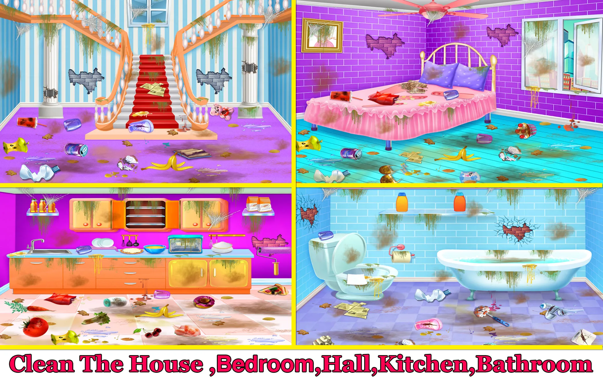 Cleaning Games - House Cleanup | Indus Appstore | Screenshot