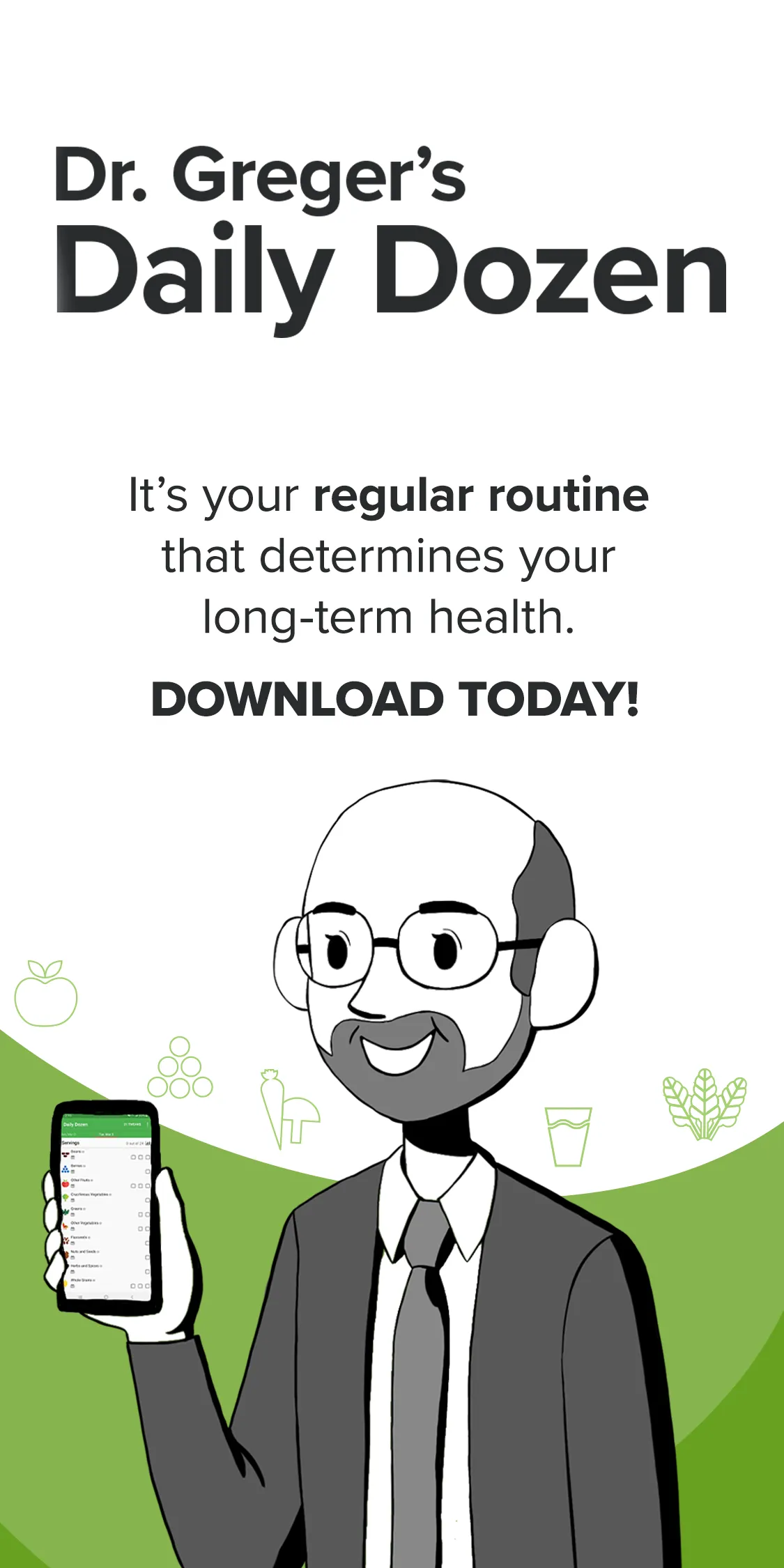 Dr. Greger's Daily Dozen | Indus Appstore | Screenshot