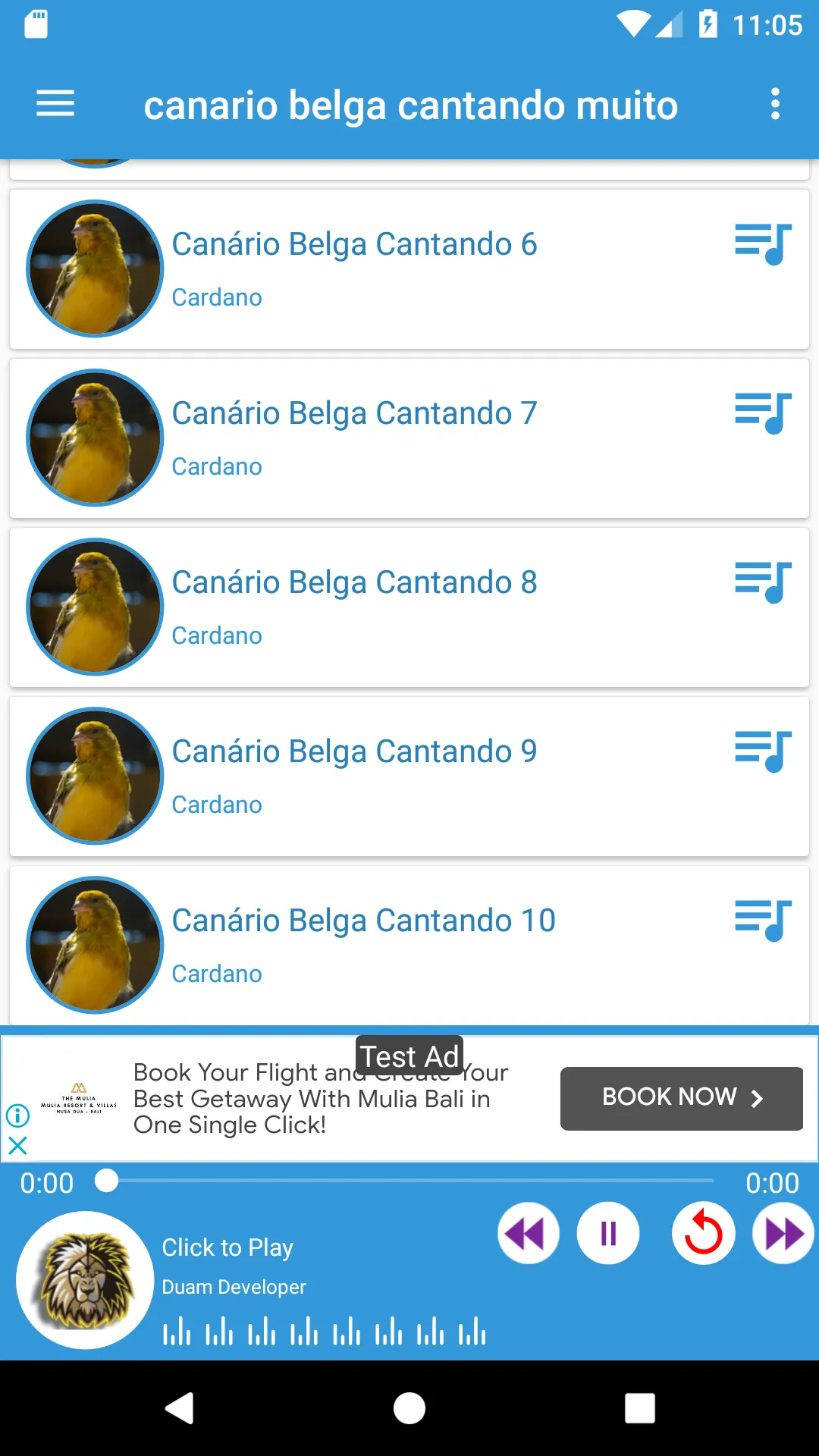 Canário Belga Cantando | Indus Appstore | Screenshot