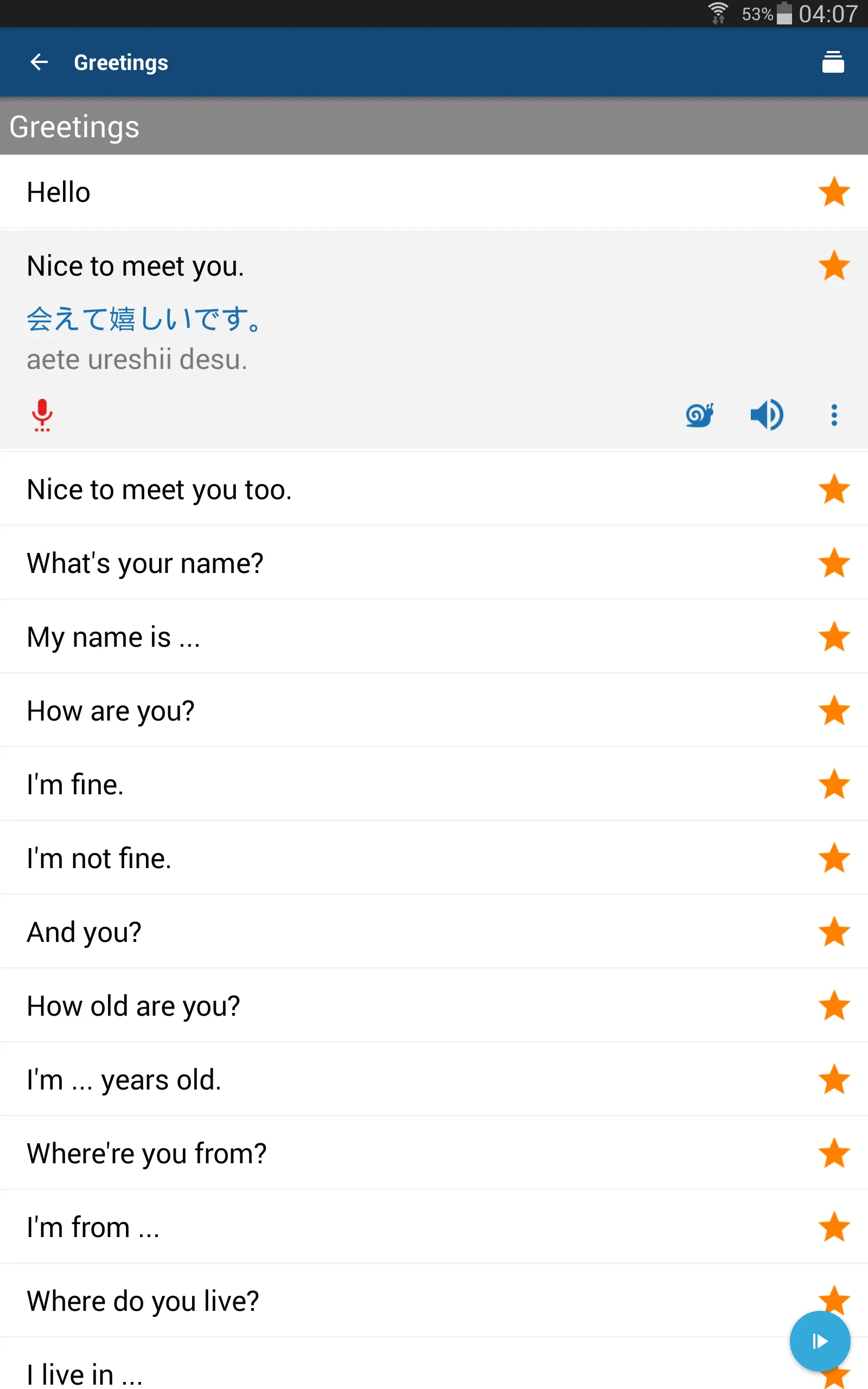 Learn Japanese Phrases | Indus Appstore | Screenshot