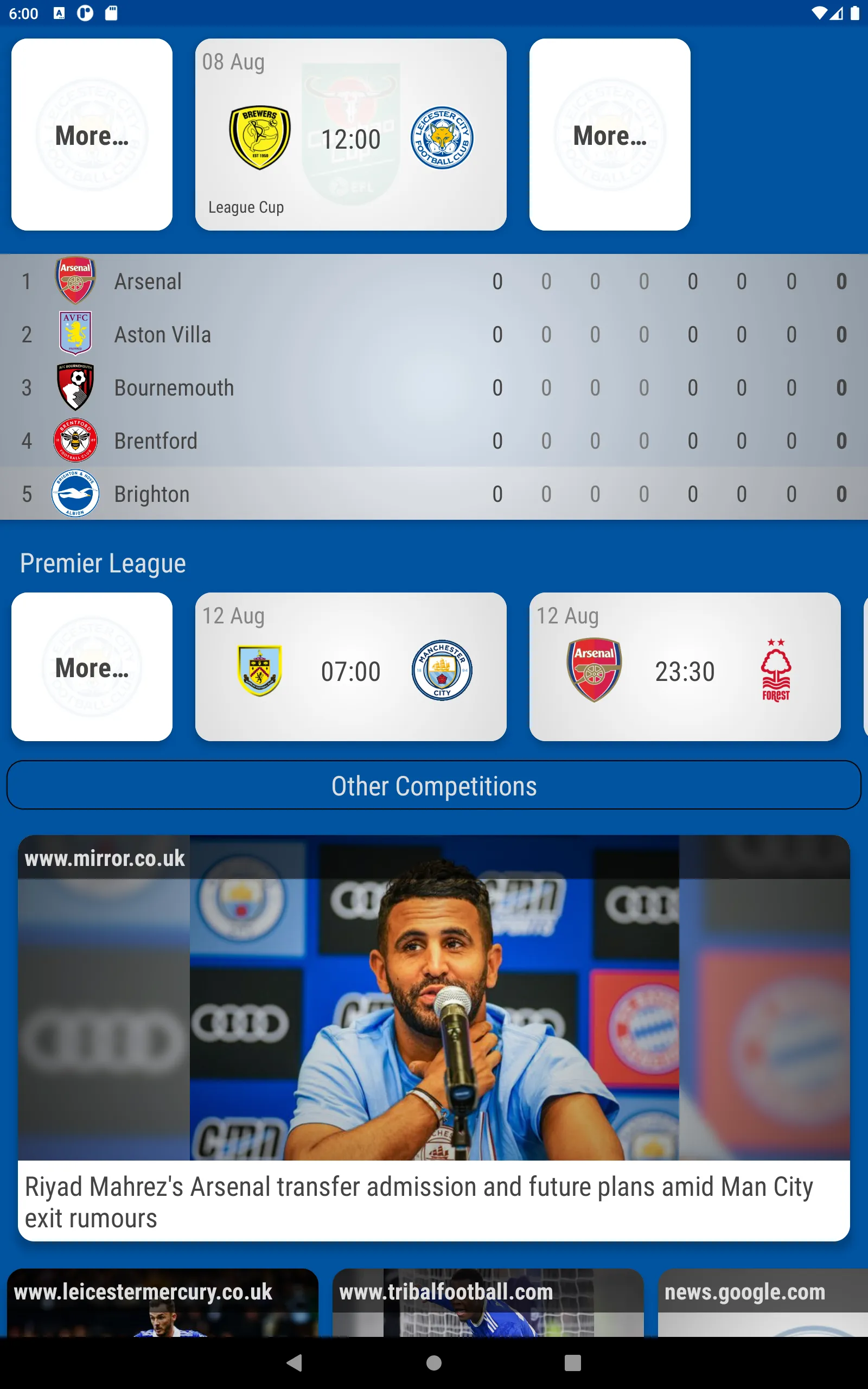 Leicester City Fan App | Indus Appstore | Screenshot