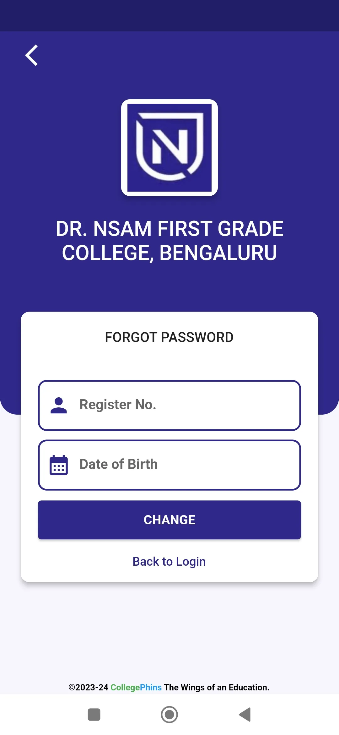 Dr. NSAM COLLEGE (NFGC) | Indus Appstore | Screenshot