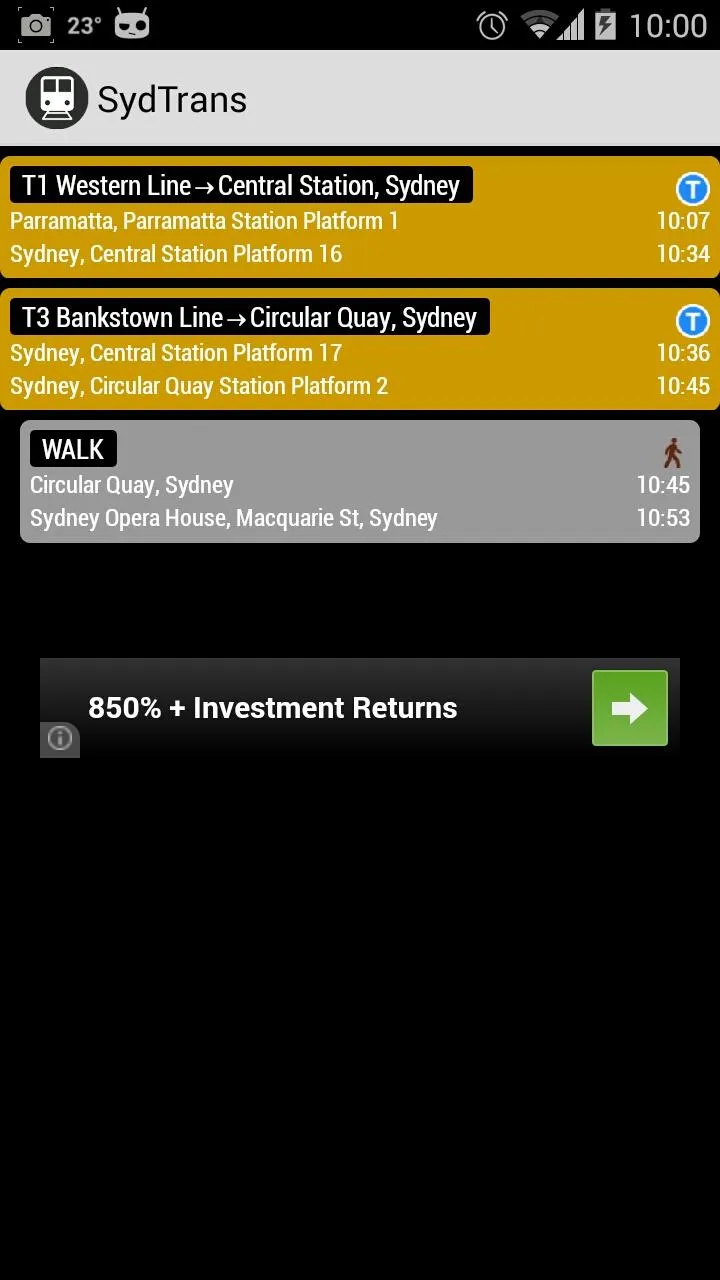 Sydney Trains/Transport | Indus Appstore | Screenshot