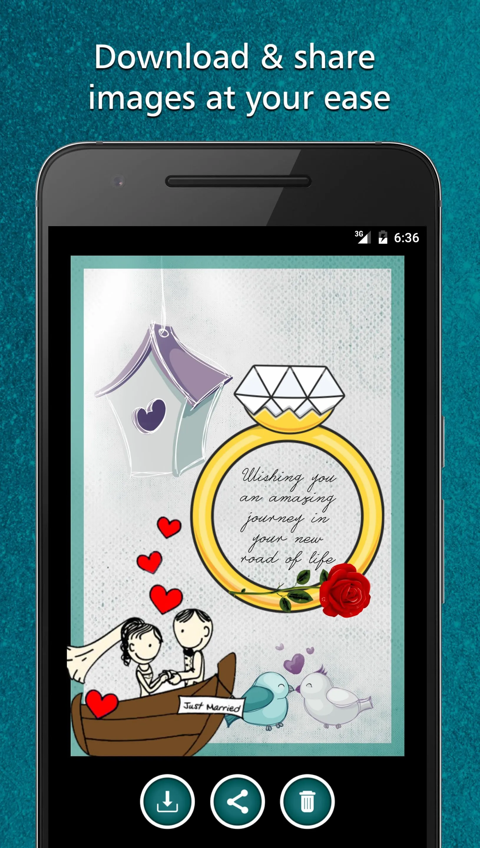 Wedding Greeting Card Maker | Indus Appstore | Screenshot