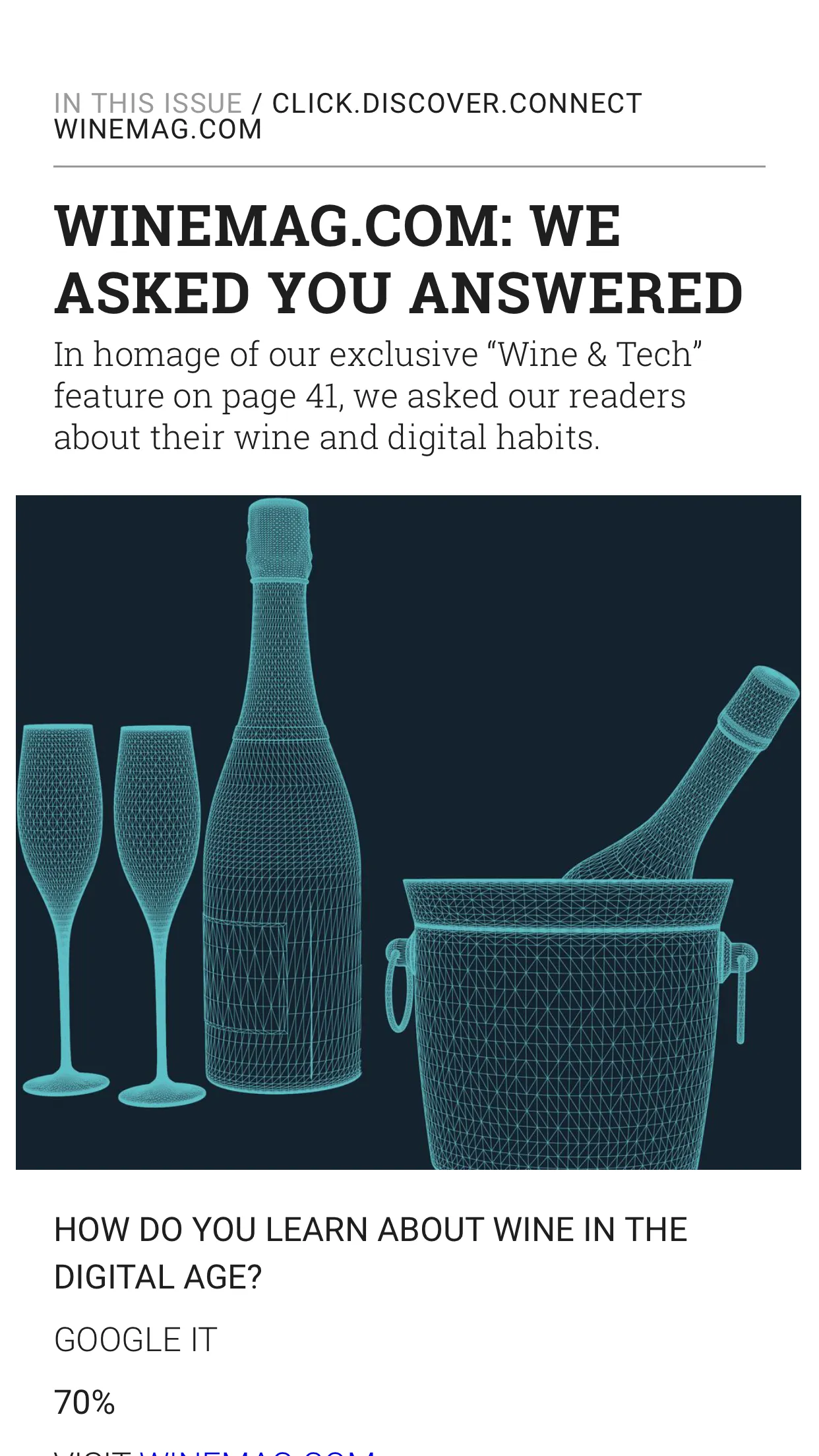 Wine Enthusiast Magazine | Indus Appstore | Screenshot