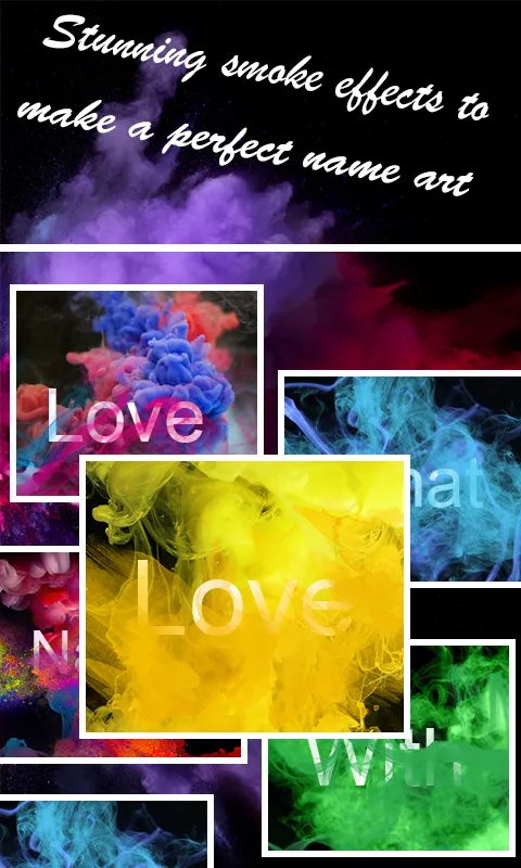 Smoke Art Name - Smoke Effect | Indus Appstore | Screenshot