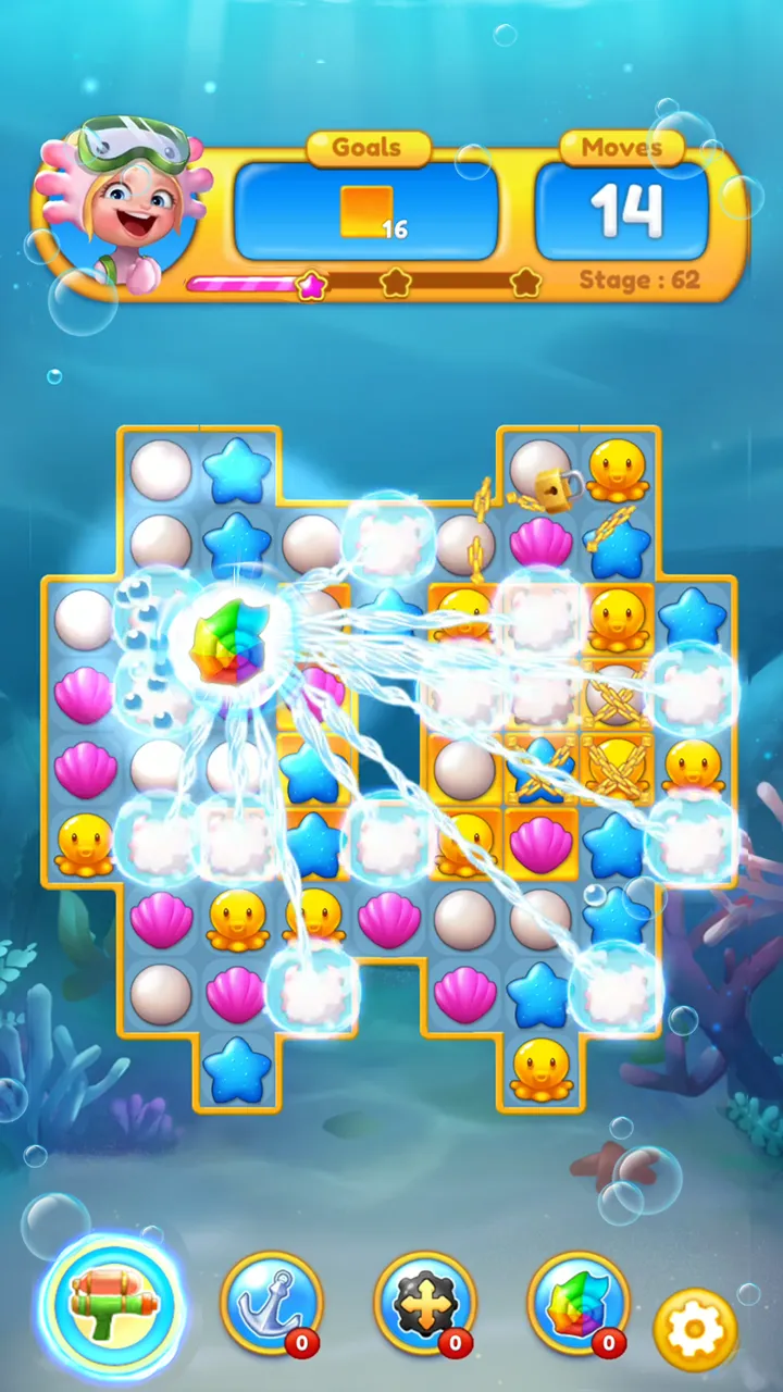 Ocean Friends : Match 3 Puzzle | Indus Appstore | Screenshot