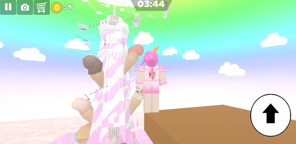 ice cream tower swirl parkour | Indus Appstore | Screenshot