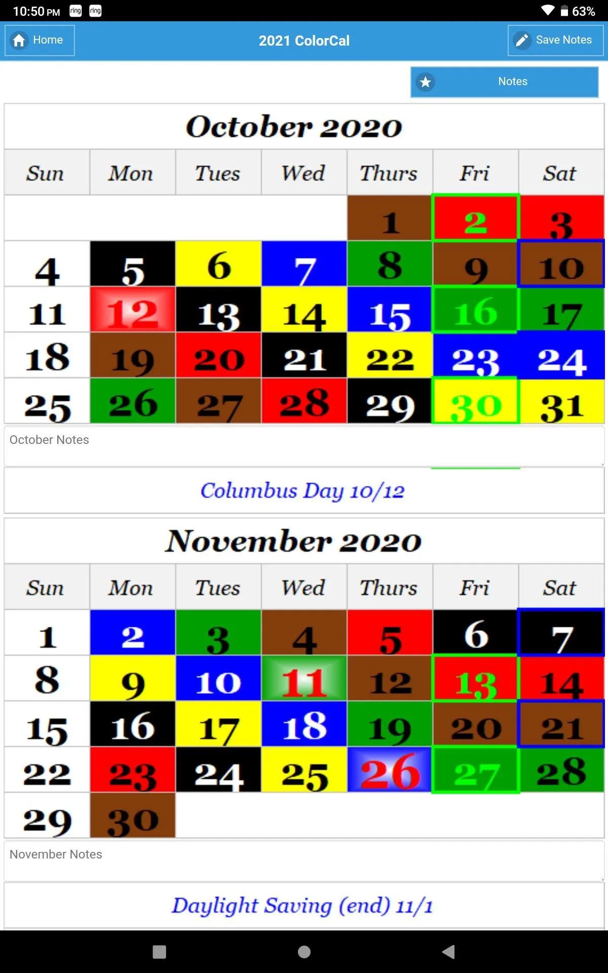 2021 USPS Carrier Calendar | Indus Appstore | Screenshot