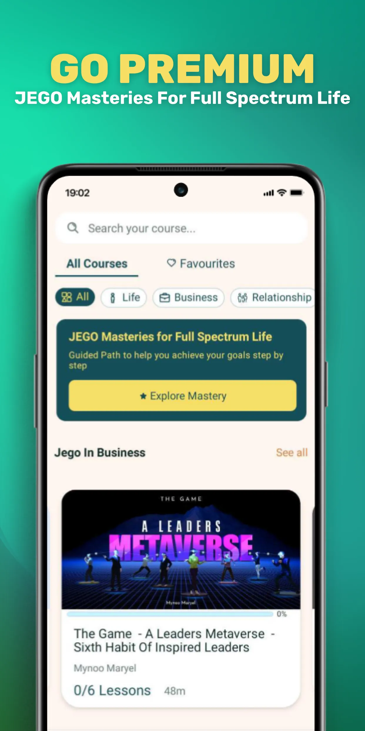 JEGO: Self Improvement App | Indus Appstore | Screenshot