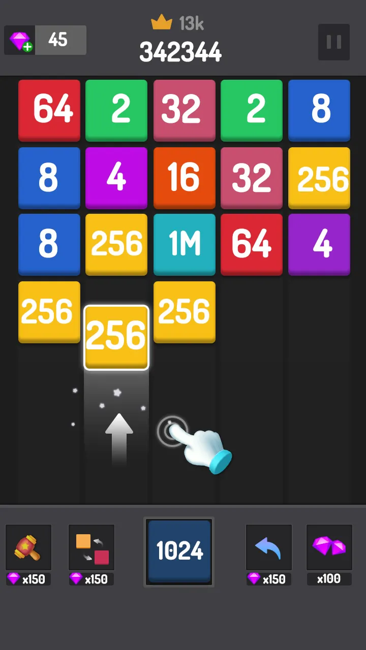 Number Games - 2048 Blocks | Indus Appstore | Screenshot