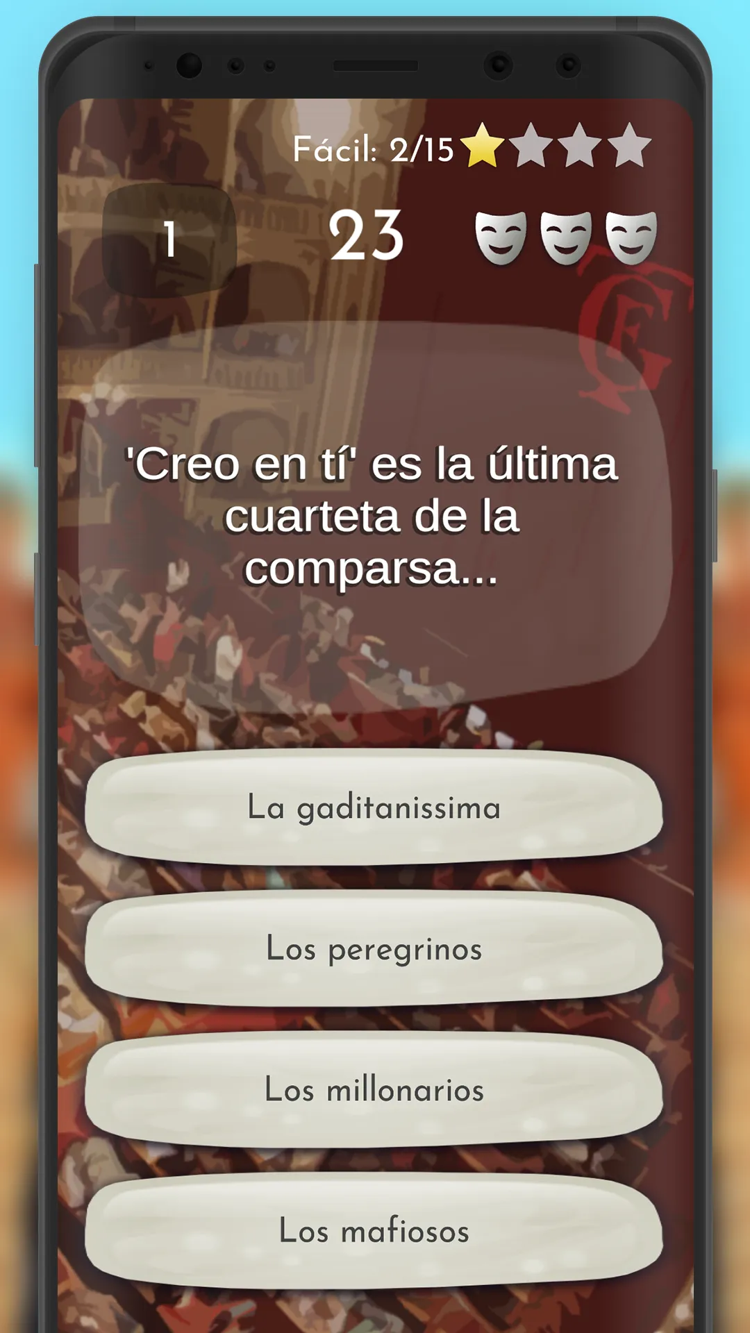 Quiz Carnaval de Cádiz | Indus Appstore | Screenshot