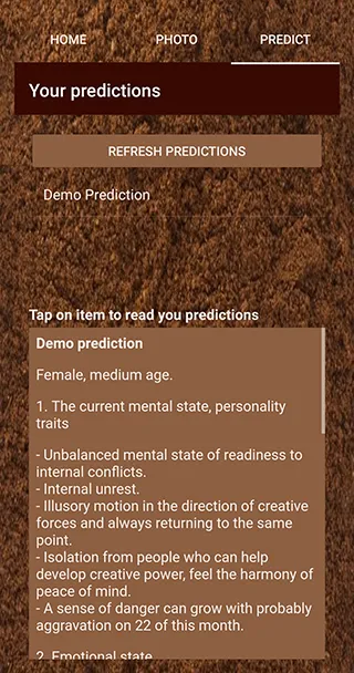 Coffee Divination Prediction | Indus Appstore | Screenshot