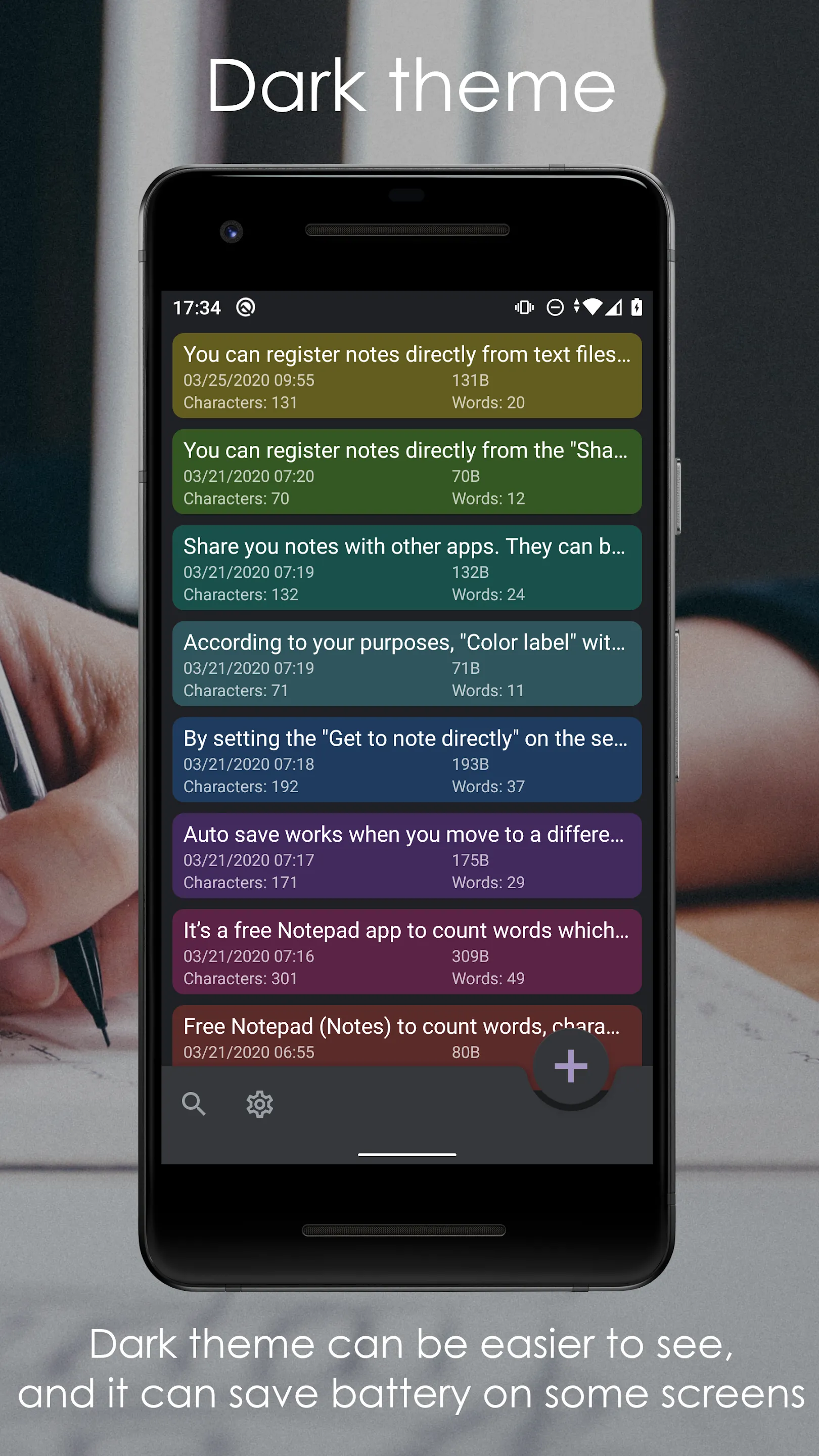 Word Counter Note CountablePad | Indus Appstore | Screenshot