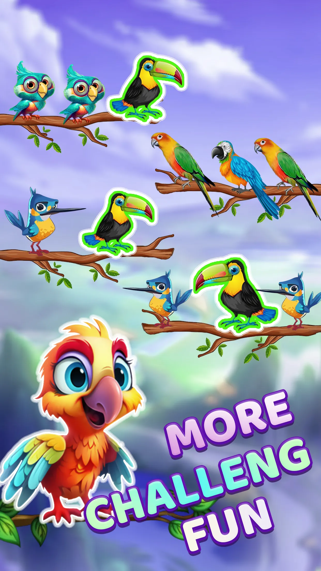 Bird Sort Puzzle Fun Game | Indus Appstore | Screenshot