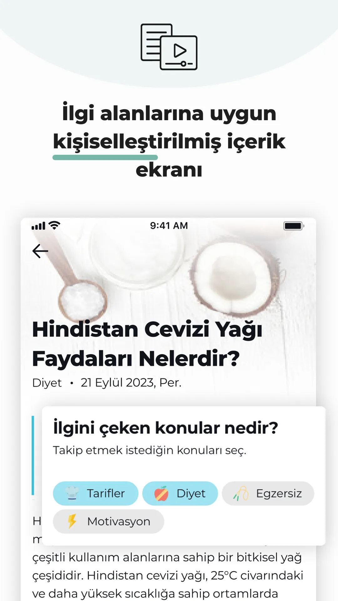 Diyetkolik.com Online Diet | Indus Appstore | Screenshot