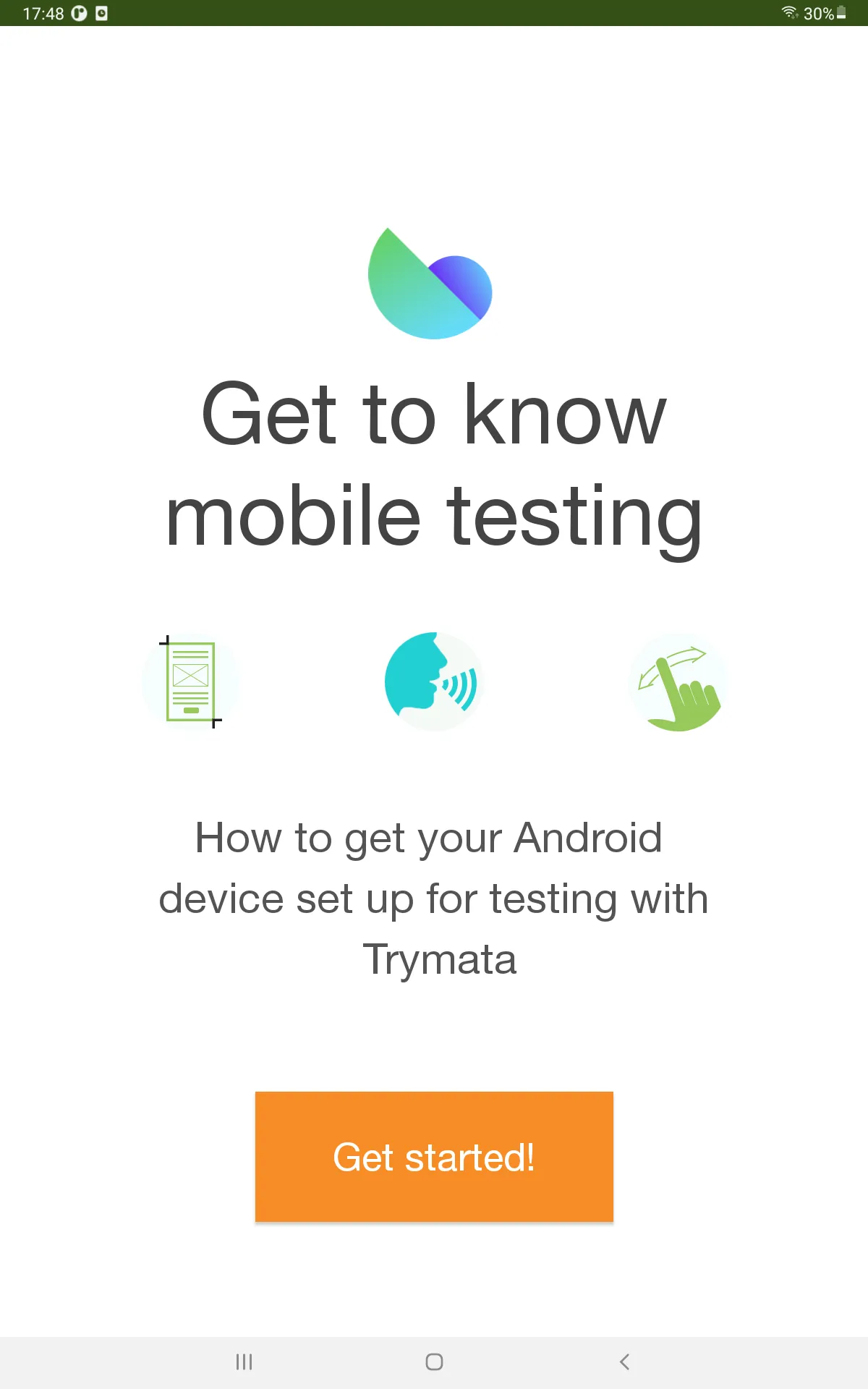 Trymata Testing | Indus Appstore | Screenshot