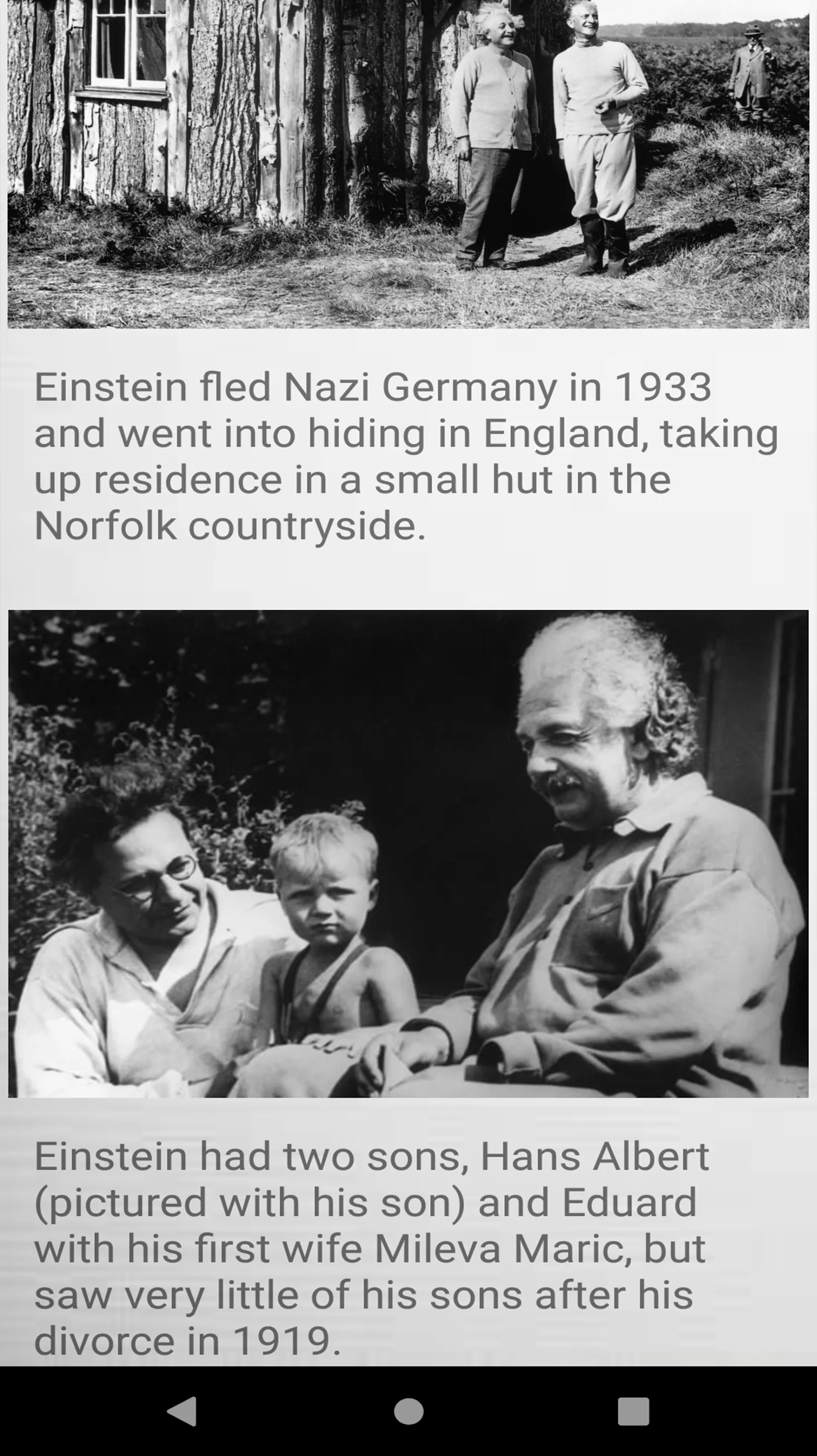 Albert Einstein Biography | Indus Appstore | Screenshot