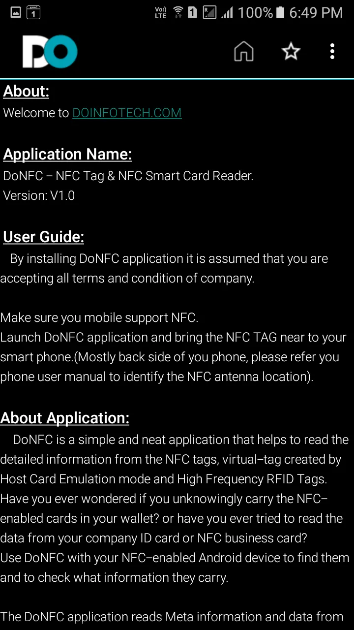 DoNfc - NFC Reader & Creater | Indus Appstore | Screenshot