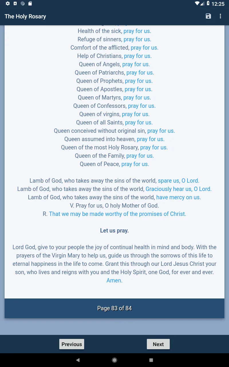 Daily Devotion Holy Rosary | Indus Appstore | Screenshot