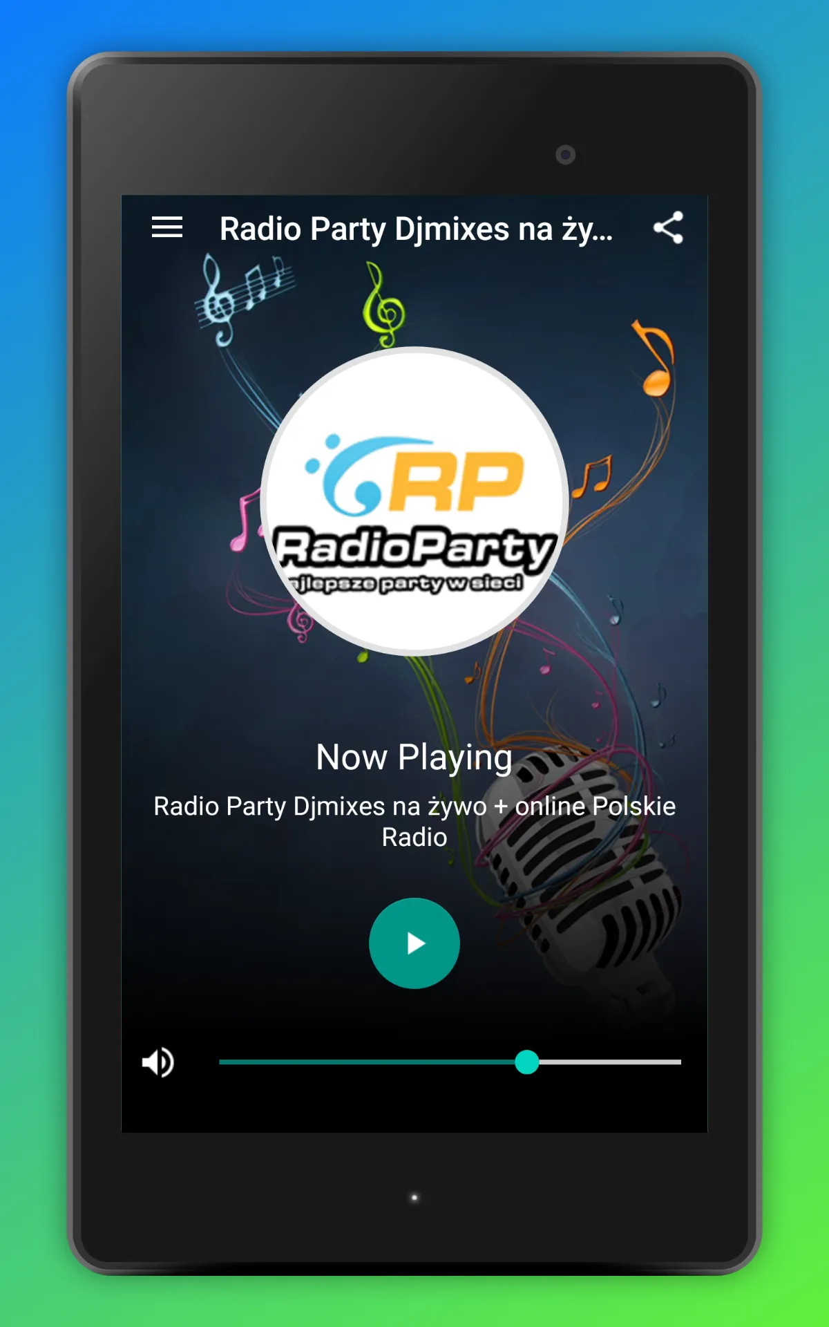 Radio Party Kanał Główny App | Indus Appstore | Screenshot