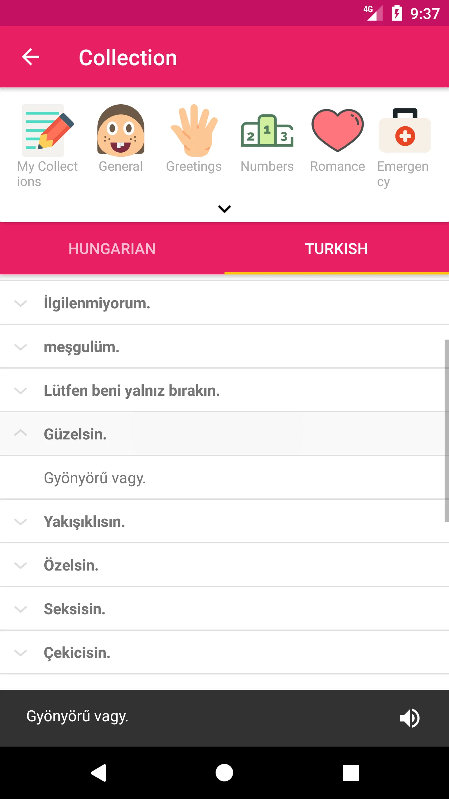 Hungarian Turkish Dictionary | Indus Appstore | Screenshot