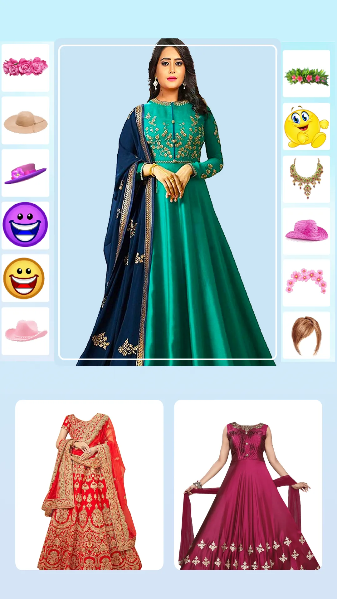 Anarkali Dress Photo Editor | Indus Appstore | Screenshot