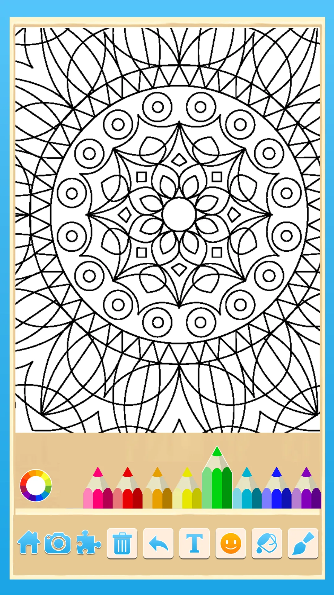 My Coloring Book Mandala | Indus Appstore | Screenshot