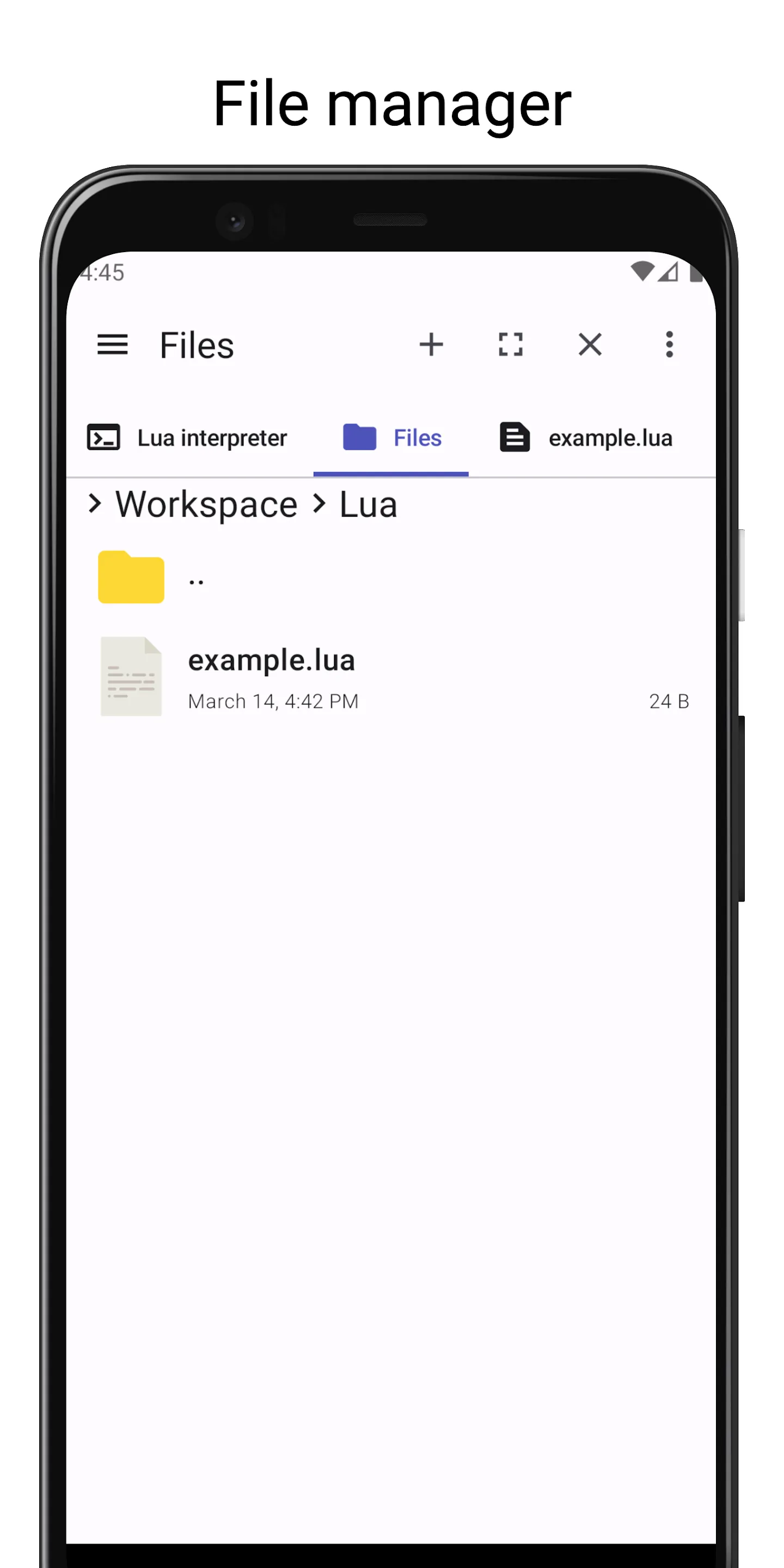 LuaDroid - ide for lua | Indus Appstore | Screenshot