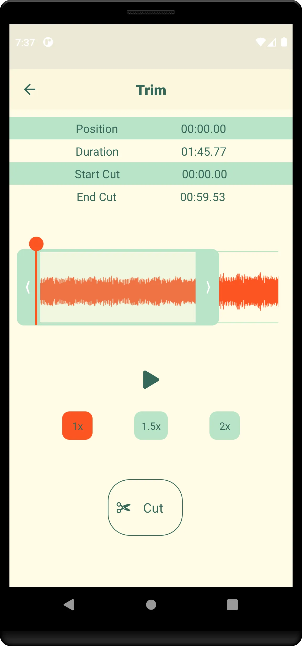 TrimVocal - Cut voice message | Indus Appstore | Screenshot