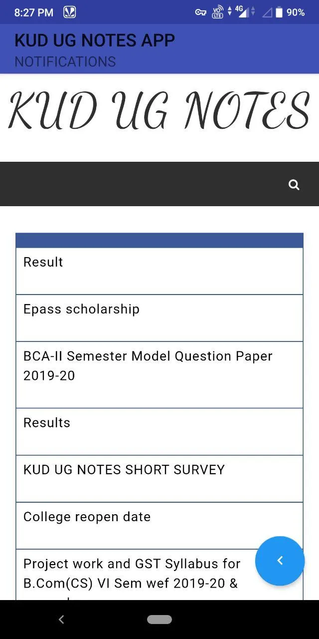 KUD UG NOTES (Karnataka Univer | Indus Appstore | Screenshot