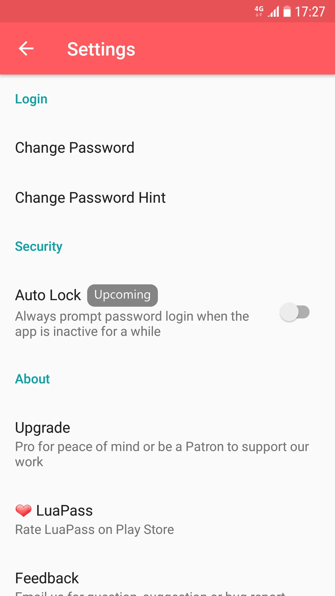 LuaPass - Private Password Man | Indus Appstore | Screenshot