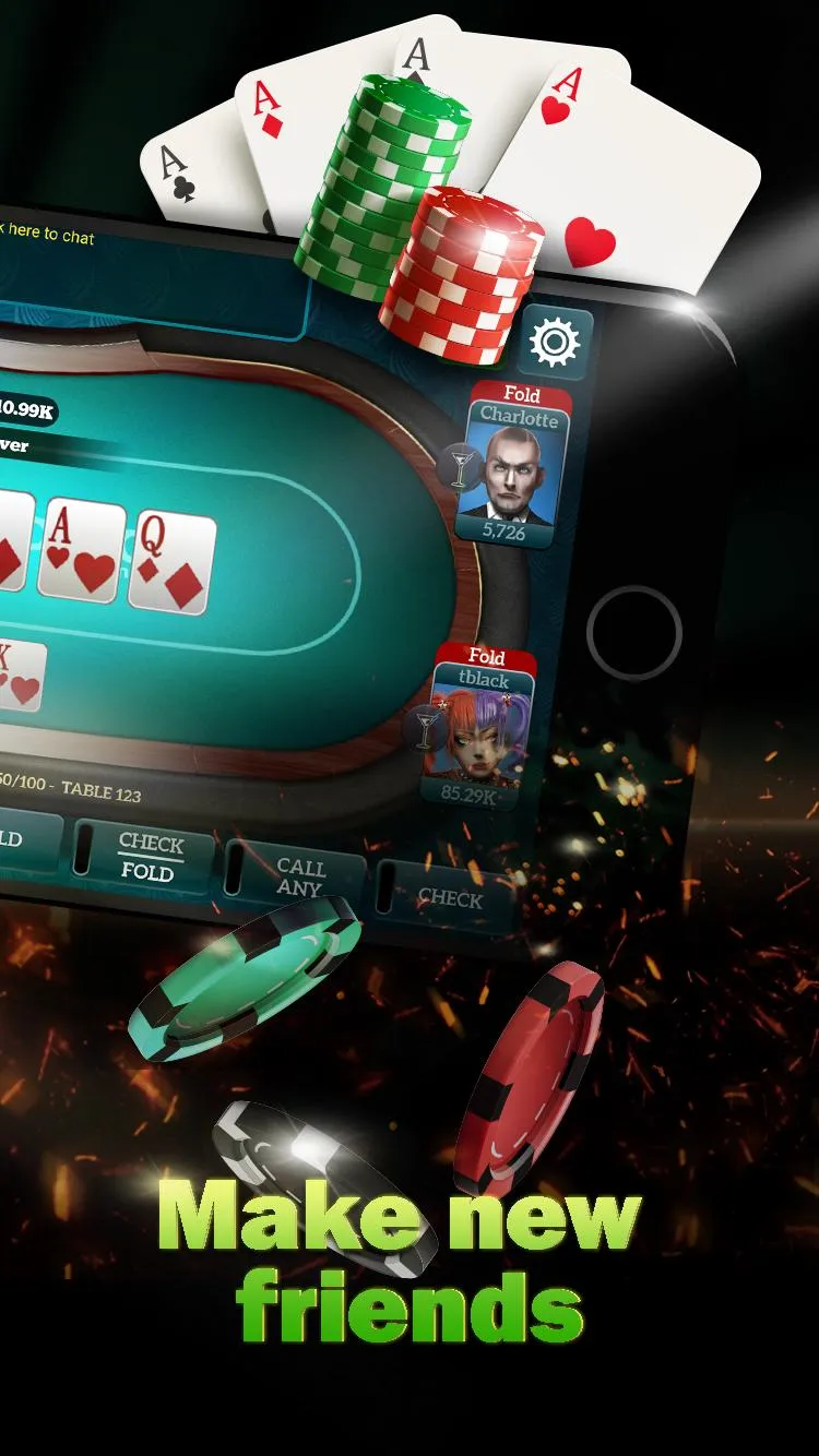 Live Poker Tables–Texas holdem | Indus Appstore | Screenshot