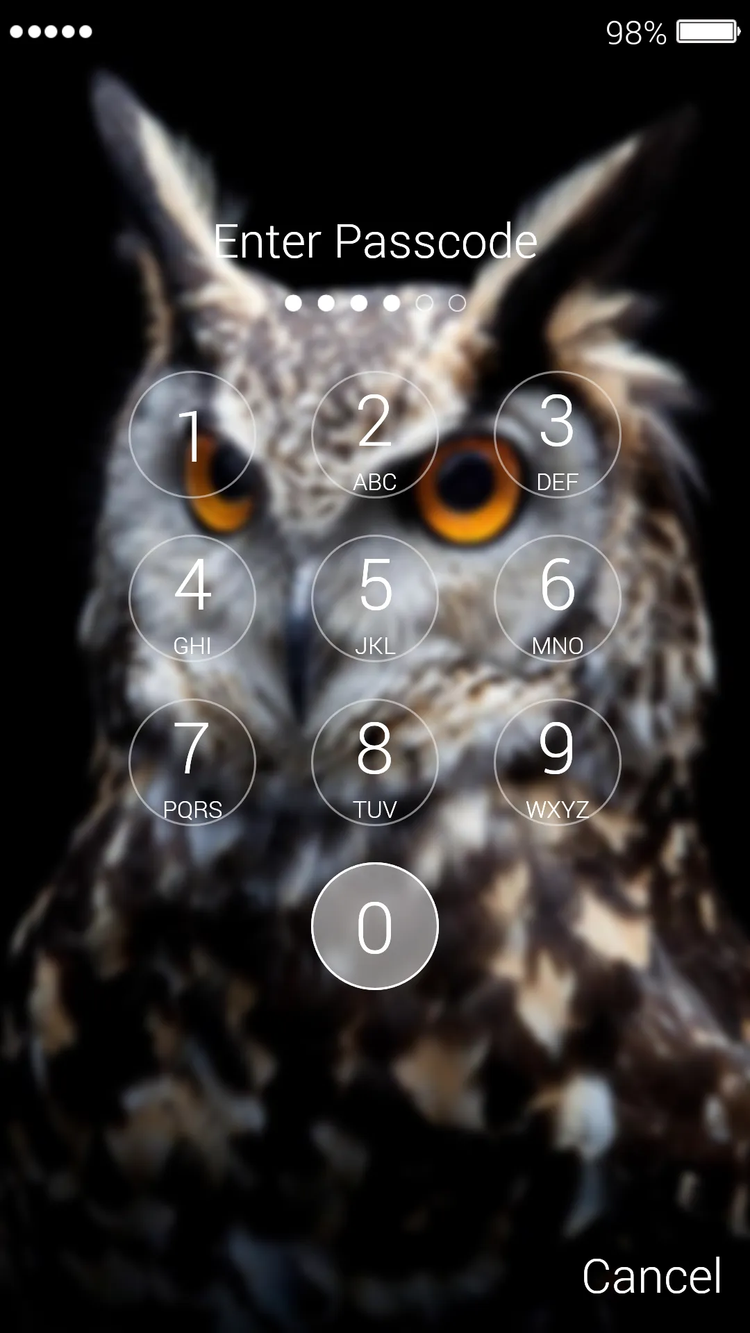 Owl Lock Screen & Wallpapers | Indus Appstore | Screenshot