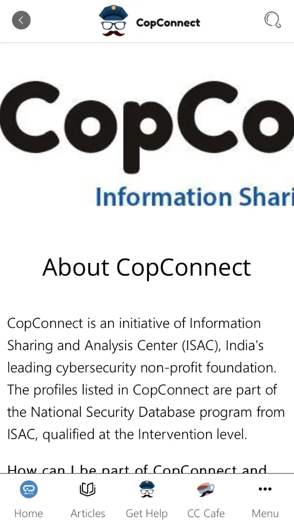 CopConnect | Indus Appstore | Screenshot