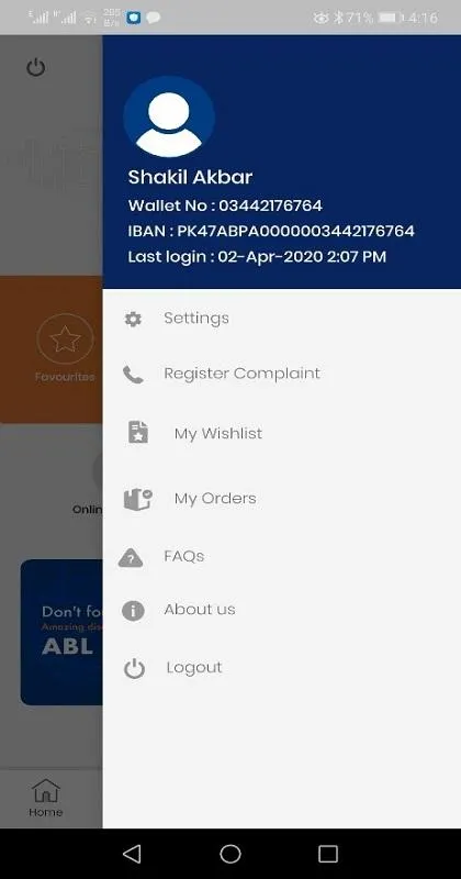 myABL Wallet | Indus Appstore | Screenshot