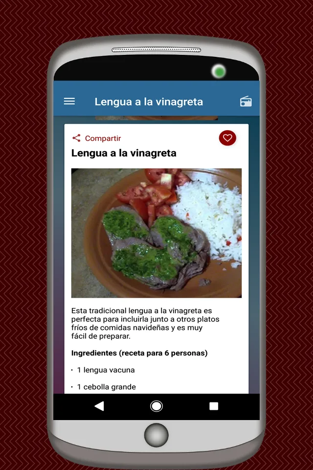 Recipes from Argentine Foods | Indus Appstore | Screenshot