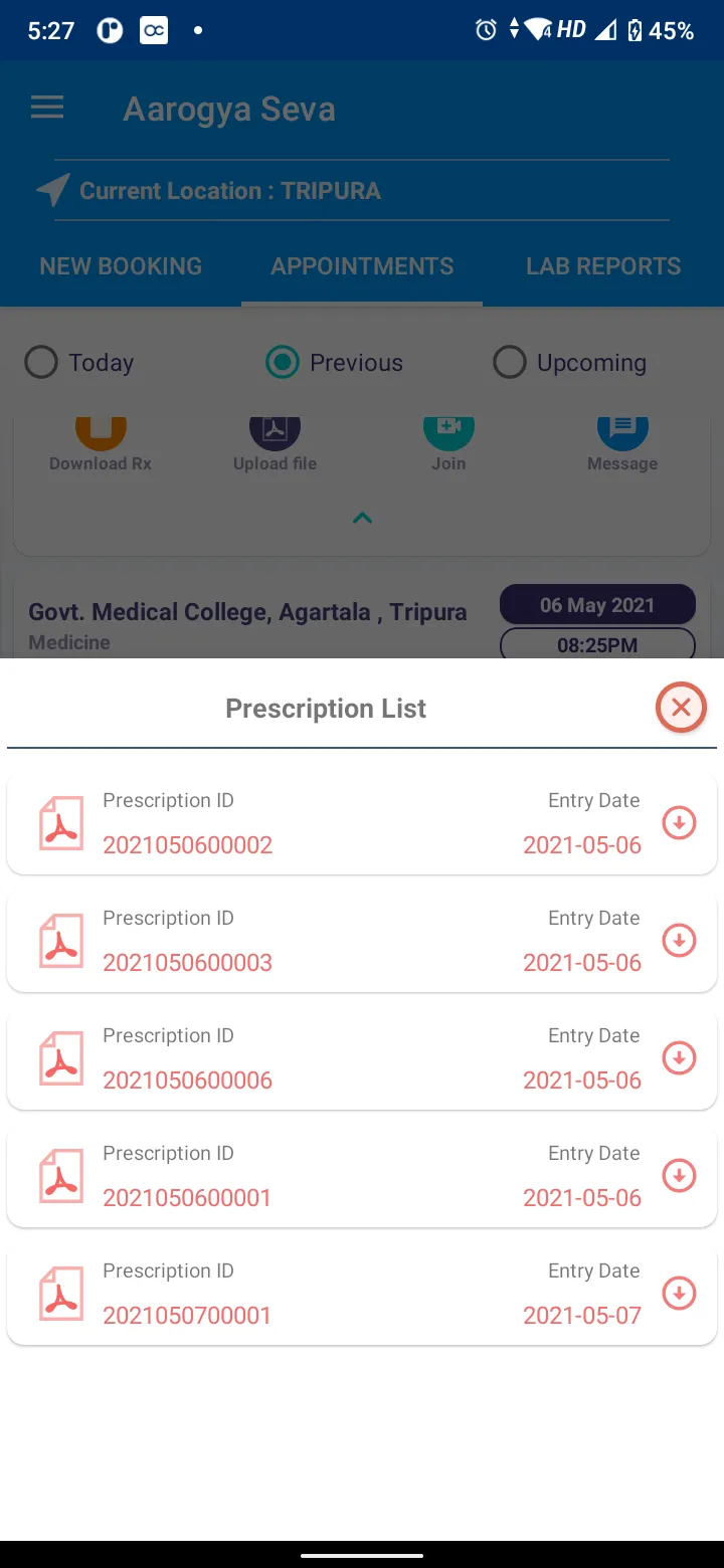 Aarogya Seva Patient | Indus Appstore | Screenshot