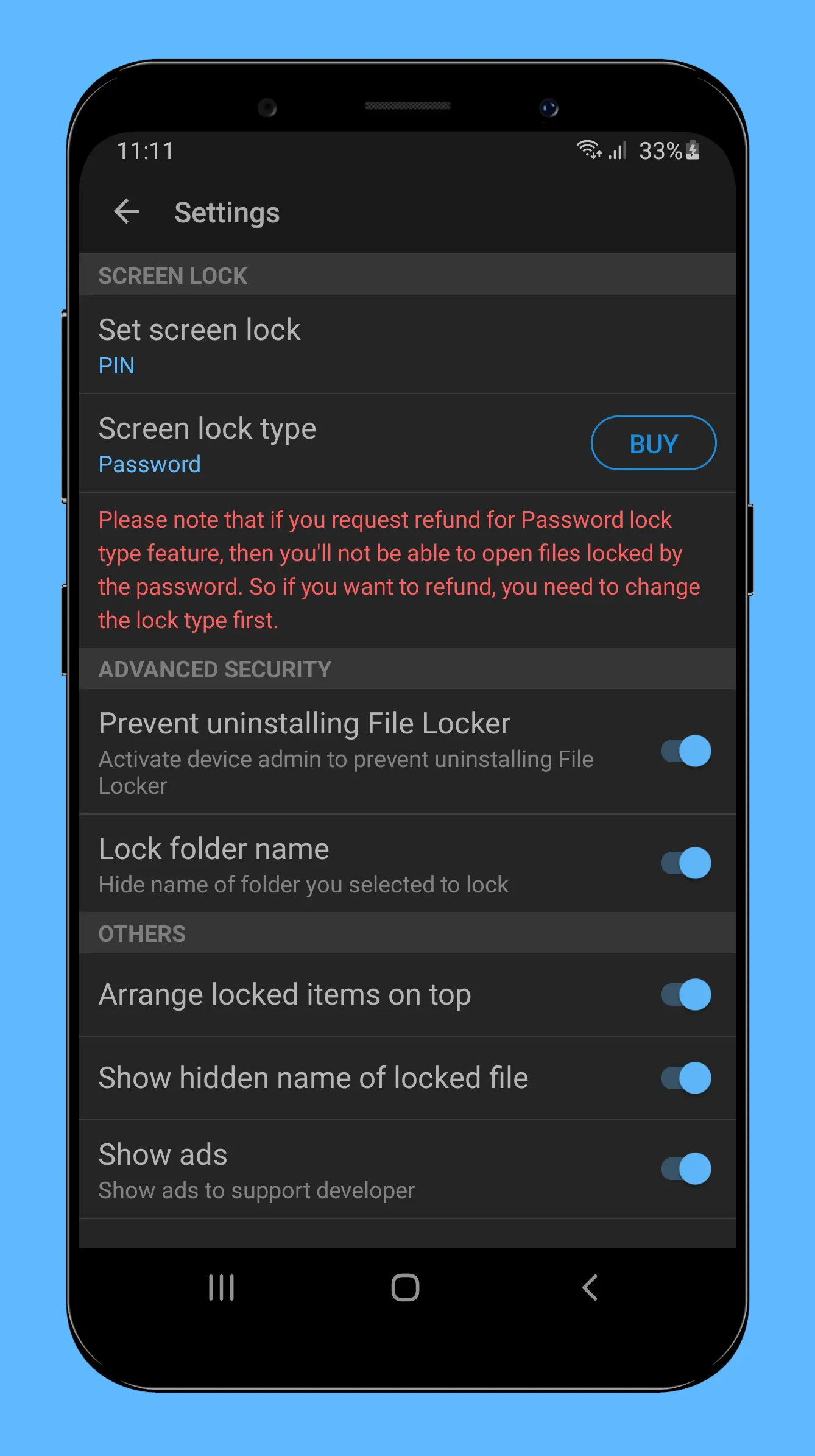 File Locker - Protect files | Indus Appstore | Screenshot