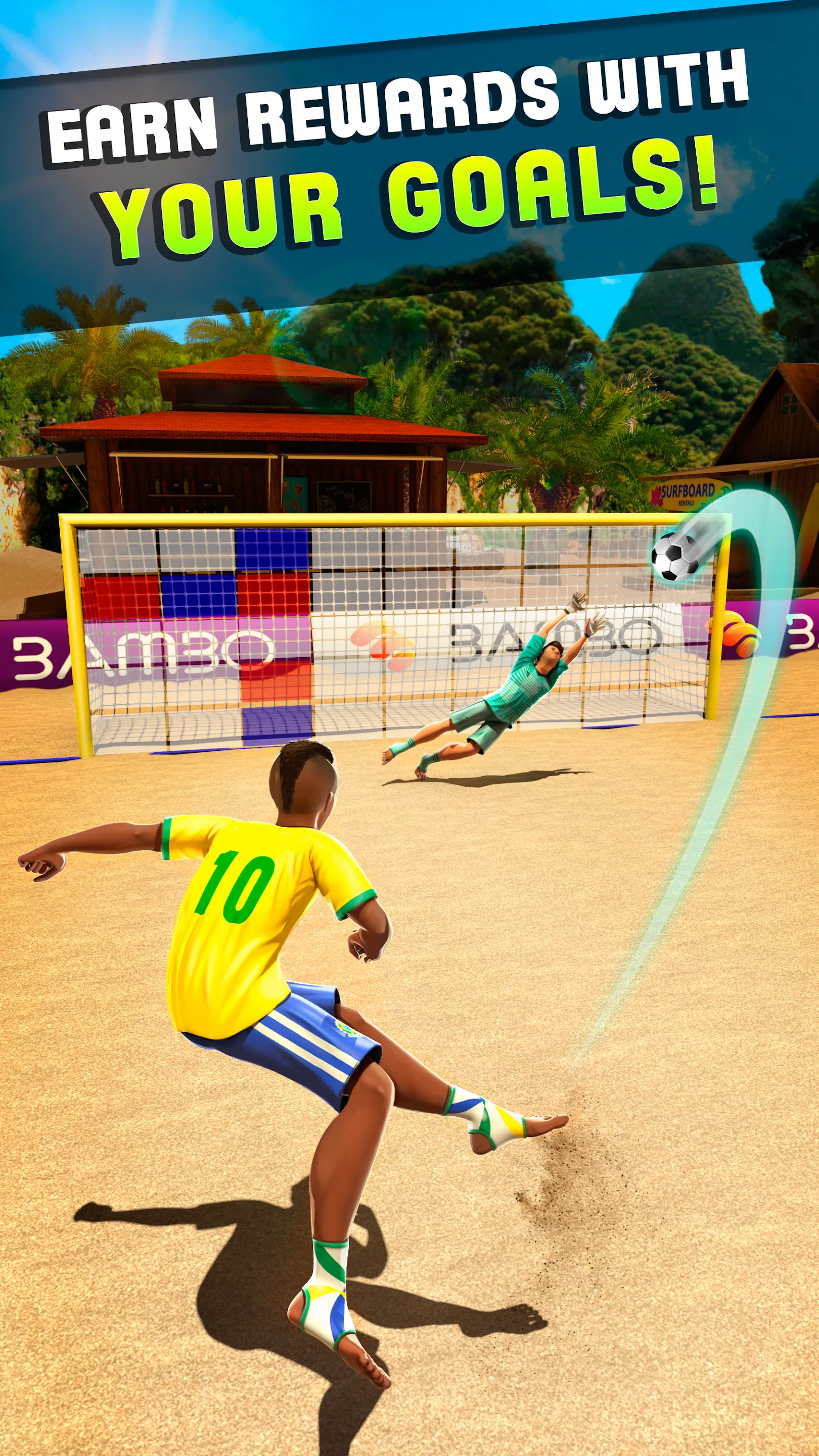 Shoot Goal - Beach Soccer Game | Indus Appstore | Screenshot