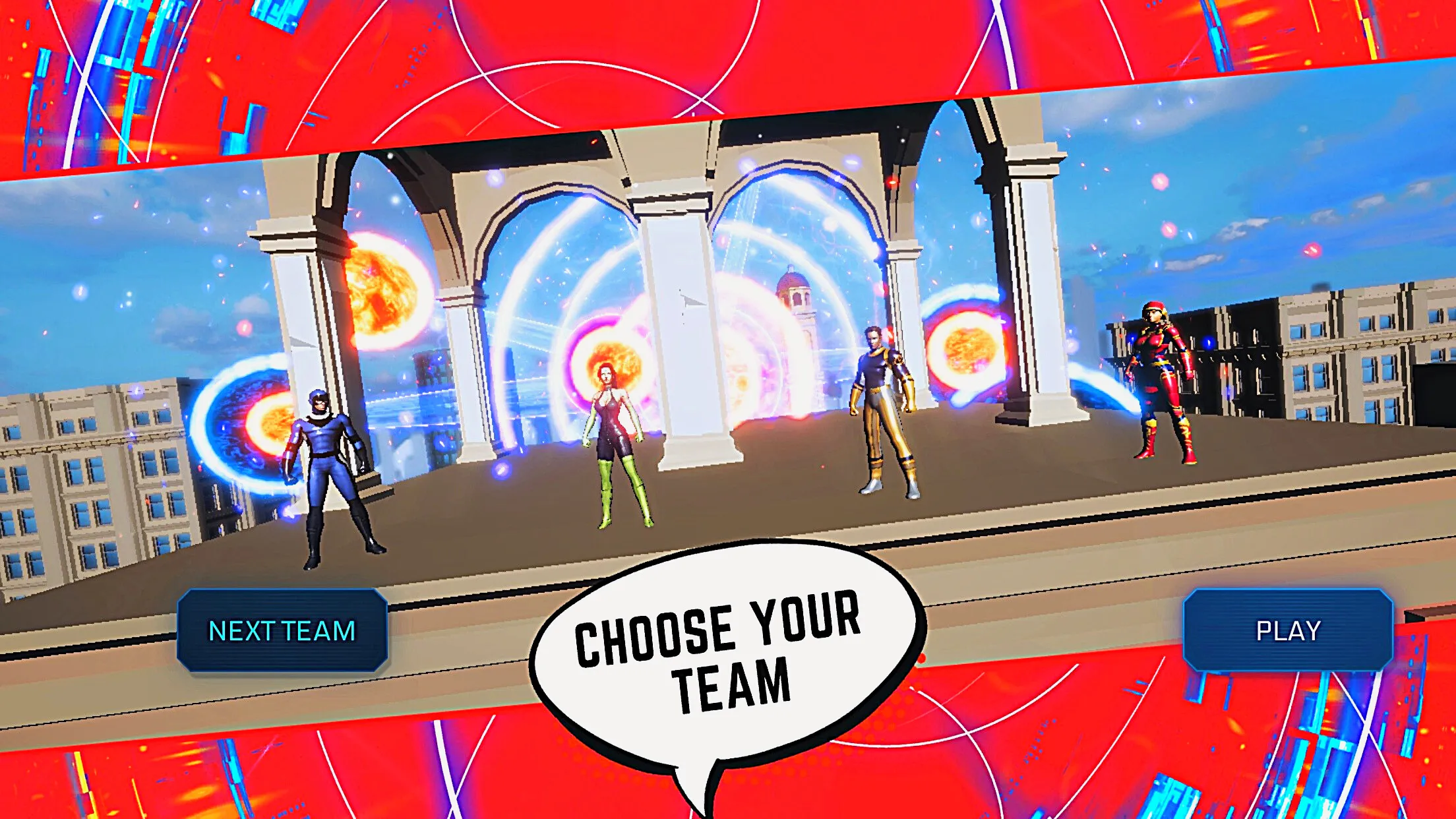 superhero team fight league | Indus Appstore | Screenshot