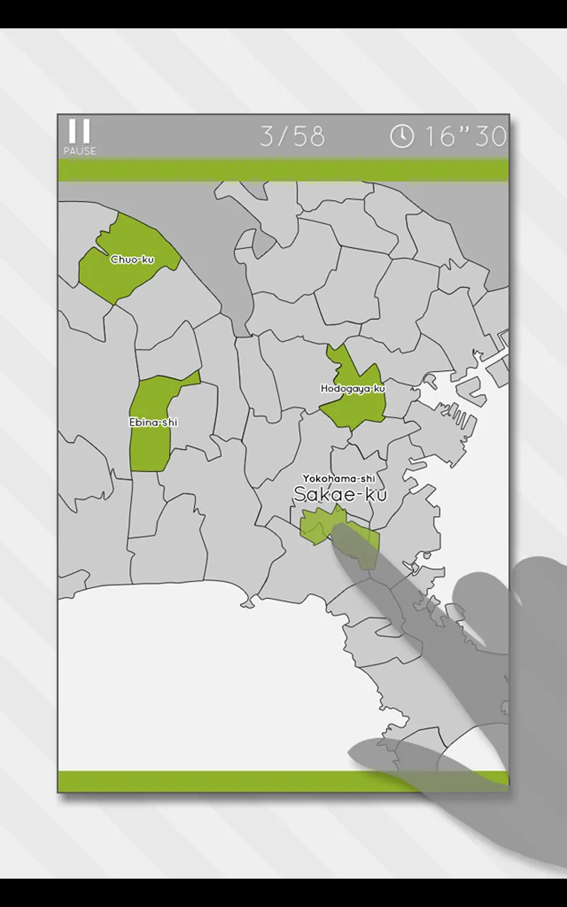 E.Learning Kanagawa Map Puzzle | Indus Appstore | Screenshot