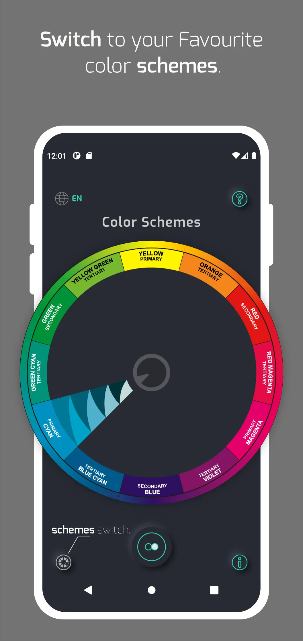 CMY Color Wheel | Indus Appstore | Screenshot